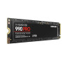 Твърд диск Samsung SSD 990 PRO 2TB PCIe 4.0 NVMe 2.0 M.2 V-NAND 3-bit MLC - MZ-V9P2T0BW