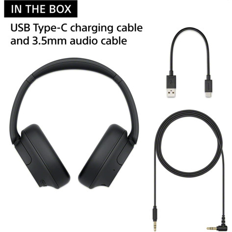 Слушалки Sony Headset WH-CH720N - WHCH720NB.CE7