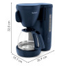 Кафемашина Tefal CM2M1410 Fcm Morning Filter Wanted Blue - CM2M1410