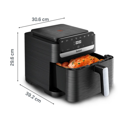 Уред за здравословно готвене Tefal EY8618E0 Easy Fry Mega Compact Blk Eu - EY8618E0