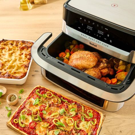 Уред за здравословно готвене Tefal EY922DE0 Easy Fry DUAL FLEX - EY922DE0