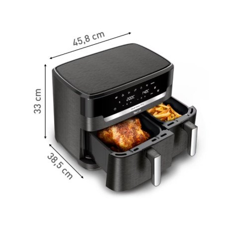 Уред за здравословно готвене Tefal EY942HE0 Xxl Dual Easy Fry Coal Eu - EY942HE0