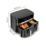 Уред за здравословно готвене Tefal EY942HE0 Xxl Dual Easy Fry Coal Eu - EY942HE0