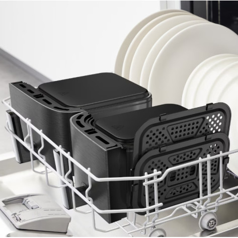 Уред за здравословно готвене Tefal EY942HE0 Xxl Dual Easy Fry Coal Eu - EY942HE0