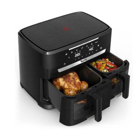 Уред за здравословно готвене Tefal EY9478E0 Xxl Dual Easy Fry Ir Blk Eu - EY9478E0