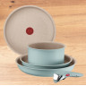 Комплект тигани и тенджери Tefal L8049502 Set 5Pcs Ing6 Harmony Eucal Fr - L8049502