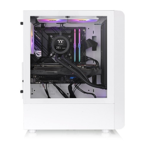 Кутия за компютър Thermaltake S200 TG Snow - CA-1X2-00M6WN-00
