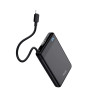 Външна батерия TRUST Fiera 10.000 Powerbank Fixed Cable - 25880