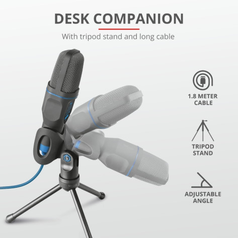 Микрофон TRUST Mico USB Microphone for PC and laptop - 23790