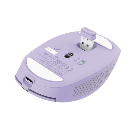 Мишка TRUST Ozaa Compact Wireless Mouse purple - 25384