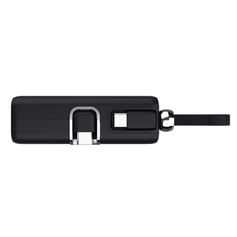Външна батерия TRUST Pacto 5000 mAh Pocket Powerbank Black - 26104