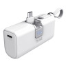 Външна батерия TRUST Pacto 5000 mAh Pocket Powerbank White - 26105