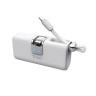 Външна батерия TRUST Pacto 5000 mAh Pocket Powerbank White - 26105