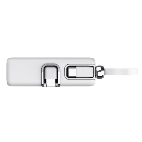 Външна батерия TRUST Pacto 5000 mAh Pocket Powerbank White - 26105
