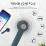 Слушалки TRUST Primo Touch Bluetooth Earphones Blue - 23780