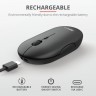 Мишка TRUST Puck Wireless & BT Rechargeable Mouse Black - 24059