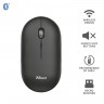 Мишка TRUST Puck Wireless & BT Rechargeable Mouse Black - 24059