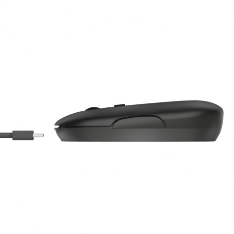 Мишка TRUST Puck Wireless & BT Rechargeable Mouse Black - 24059