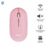 Мишка TRUST Puck Wireless & BT Rechargeable Mouse Pink - 24125