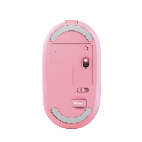 Мишка TRUST Puck Wireless & BT Rechargeable Mouse Pink - 24125