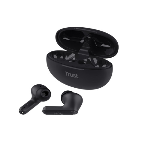 Слушалки TRUST Yavi Bluetooth ENC Earbuds Black - 25296