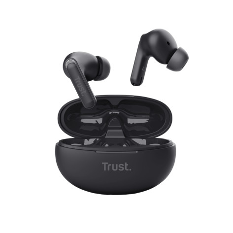 Слушалки TRUST Yavi Bluetooth ENC Earbuds Black - 25296
