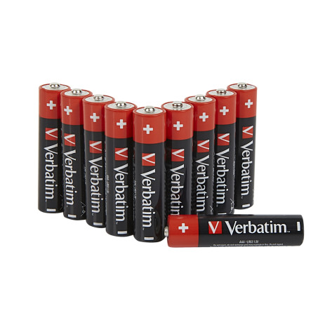 Батерия Verbatim ALKALINE BATTERY AAA 10 PACK  - 49874