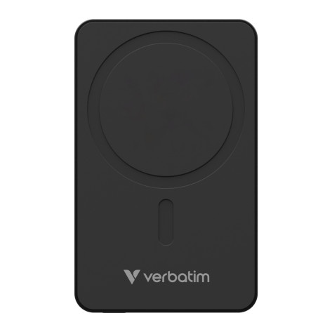 Външна батерия Verbatim Charge 'n' Go Essentials Power Bank Magnetic Wireless 10000mAh Black - 32227