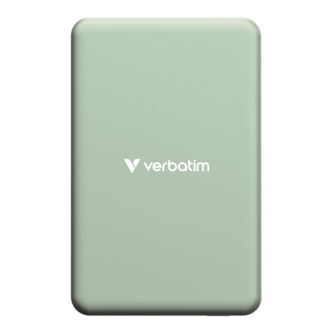 Външна батерия Verbatim Charge 'n' Go Essentials Power Bank Magnetic Wireless 10000mAh Green - 32228