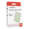 Външна батерия Verbatim Charge 'n' Go Essentials Power Bank Magnetic Wireless 10000mAh Green - 32228