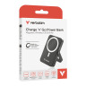 Външна батерия Verbatim Charge 'n' Go Power Bank with Stand Magnetic Wireless 10000mAh Black - 32264