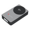 Външна батерия Verbatim Foldable 3-in-1 Qi2 Magnetic Wireless Power Bank 10000 mAh Grey - 32295