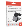 Външна батерия Verbatim Foldable 3-in-1 Qi2 Magnetic Wireless Power Bank 10000 mAh Grey - 32295