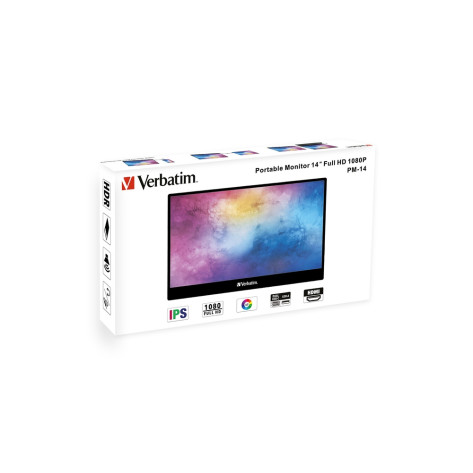 Монитор Verbatim PM-14 Portable Monitor 14" Full HD 1080p - 49590