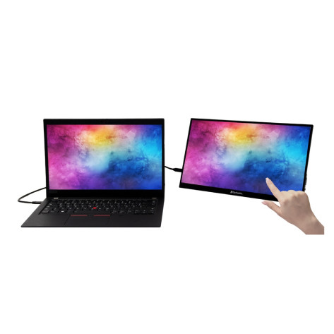 Монитор Verbatim PMT-14 Portable Touchscreen Monitor 14" Full HD 1080p Metal Housing - 49591