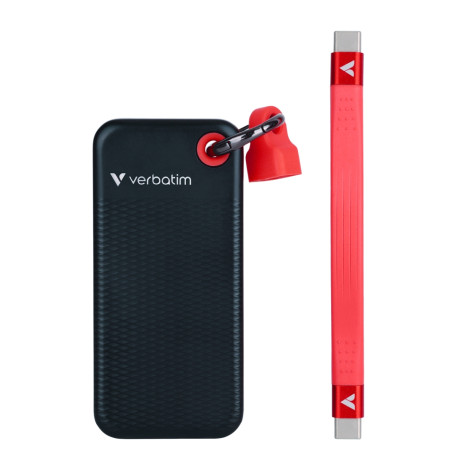 Твърд диск Verbatim Pocket SSD USB 3.2 Gen 2 512GB Black - 32284