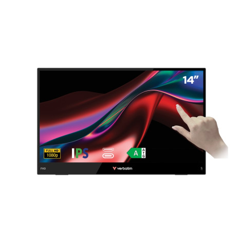 Монитор Verbatim Portable 14" FHD Touch Monitor LIGHT - 32400
