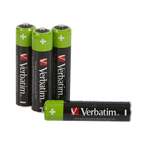 Батерия Verbatim RECHARGEABLE BATTERY AAA 4 PACK  - 49514