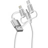 Кабел Verbatim Sync & Charge Cable 3-in-1 USB-A to Micro-B - 32394