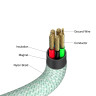 Кабел Verbatim Sync & Charge USB-C to USB-C 100W Magnetic 120 cm - Green - 31855