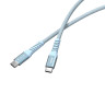 Кабел Verbatim Sync & Charge USB-C to USB-C 100W Magnetic 120 cm - Blue - 31856