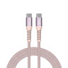 Кабел Verbatim Sync & Charge USB-C to USB-C 100W Magnetic 120 cm - Pink - 31857