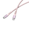 Кабел Verbatim Sync & Charge USB-C to USB-C 100W Magnetic 120 cm - Pink - 31857