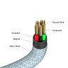 Кабел Verbatim Sync & Charge USB-C to USB-C 60W Magnetic 120 cm - Blue - 31852