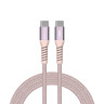 Кабел Verbatim Sync & Charge USB-C to USB-C 60W Magnetic 120 cm - Pink - 31853