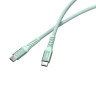 Кабел Verbatim Sync & Charge USB-C to USB-C 60W Magnetic 120 cm - Green - 31864