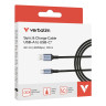 Кабел Verbatim Sync & Charge USB-A to USB-C 18W 120 cm - 31843