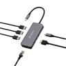 USB хъб Verbatim USB-C Essentials Multiport Hub 6 Port with RJ45 - 32157