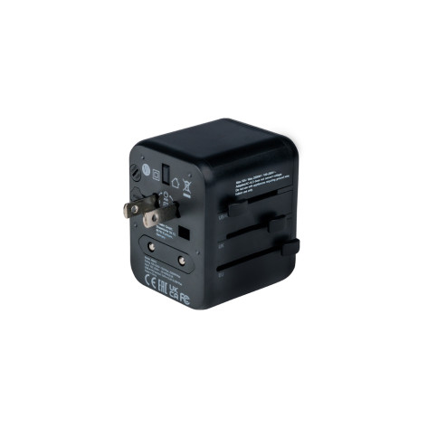 Адаптер Verbatim UTA-01 Universal Travel Adapter with 2 x USB-A ports - 49543