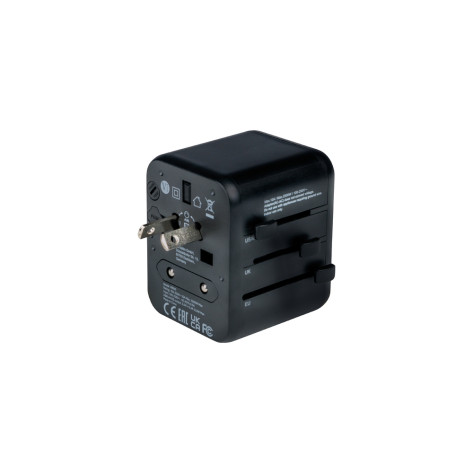 Адаптер Verbatim UTA-01 Universal Travel Adapter with 2 x USB-A ports - 49543